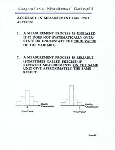Accuracy and reliability classification