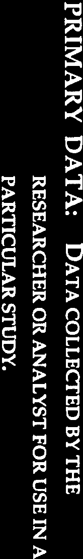 Definition of primary data