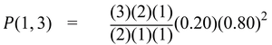 Binomial calculation step 2