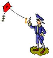 Person flying a kite representing experiment