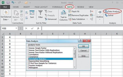 Excel Data Analysis tool