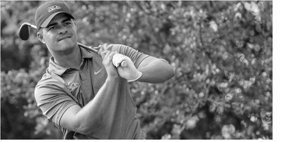 Golfer representing a continuous random variable example