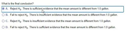Final conclusion: Reject H0