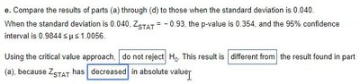 Conclusion based on confidence interval