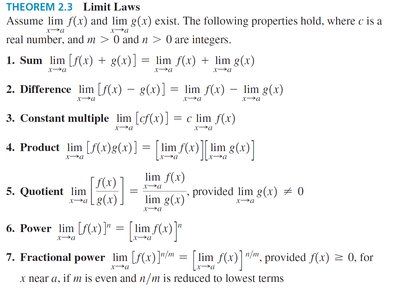 Limit Laws