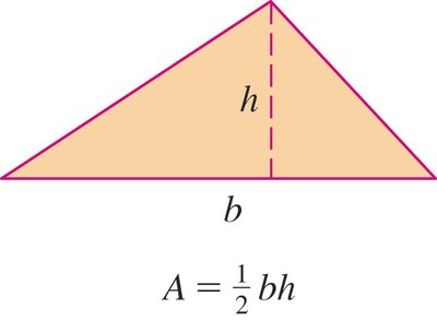 Triangle area formula