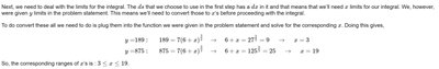 Boxed arc length integral in terms of x