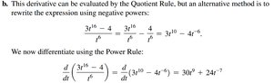 Extending Power Rule to Negative Integers