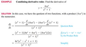 Combining Derivative Rules Example