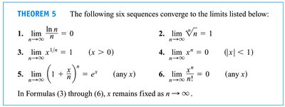 Definition of bounded sequences