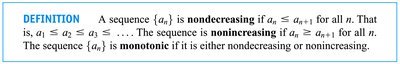 Monotonic Sequence Theorem