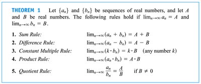 Limit laws for sequences