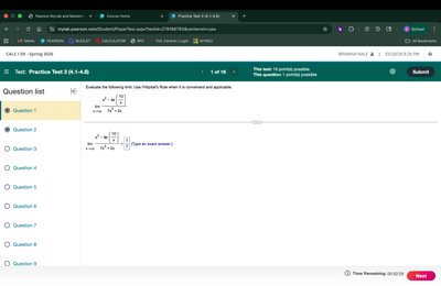 Limit problem using L'Hôpital's Rule