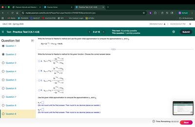 Newton's Method problem