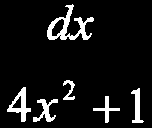 Arctangent integral setup