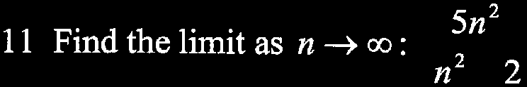 Limit at infinity setup