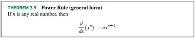 Power Rule (general form)