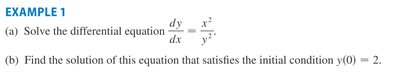 Separable equation form