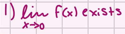 Limit exists condition