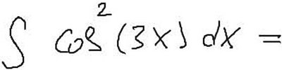 Integral of cos^2(3x) dx