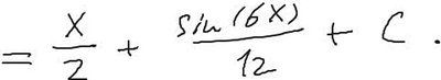 Final answer for the integral