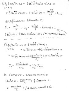 Reduction formulas and examples for tangent and secant integrals