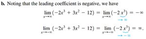 Limit calculation for polynomial with odd degree
