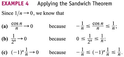 Example: Applying the Sandwich Theorem