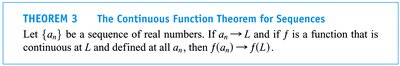 Continuous Function Theorem for Sequences