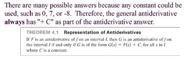Antiderivative and Differential Equation Example