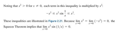 Application of the Squeeze Theorem