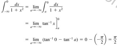Improper integral of arctangent, first half
