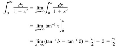 Improper integral of arctangent, second half