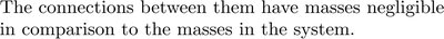 Negligible mass of connections
