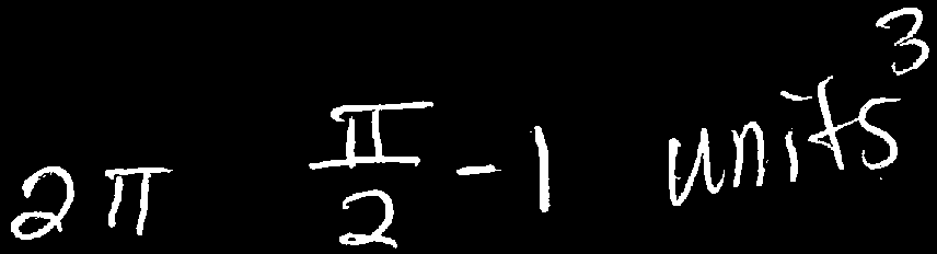 Volume of solid by rotation using shell method