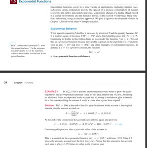 Exponential functions introduction and behavior