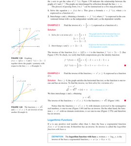 Graphs of logarithmic functions