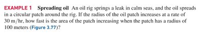 Spreading oil related rates example
