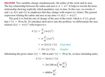 Diagram for related rates with two moving objects
