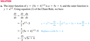Example combining product and chain rule
