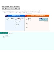 Limits with radicals