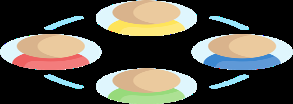 Collaborative learning icon