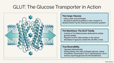 GLUT: The glucose transporter in action