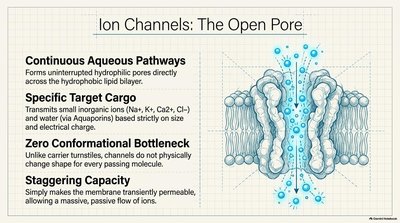 Ion channels: The open pore