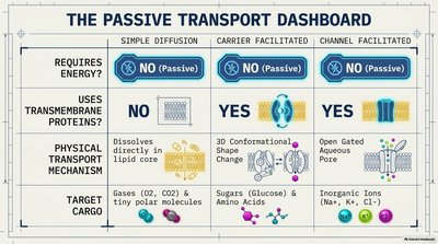 Passive transport dashboard