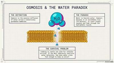 Osmosis and the water paradox