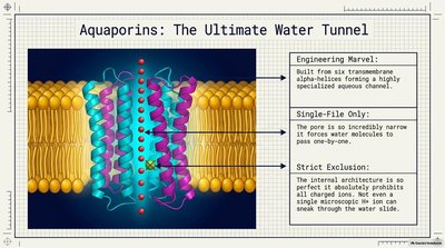 Aquaporins: The ultimate water tunnel
