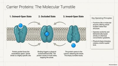 Carrier proteins: The molecular turnstile
