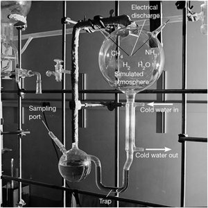 Miller-Urey experiment apparatus