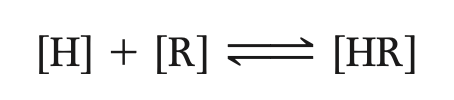 Receptor states: at rest, active, desensitized
